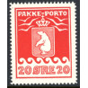 Grønland/Greenland 1915. 20 Øre. Rød. AFA nr.9. postfrisk stemplet