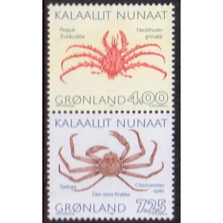1993. 7,25 Kr. Opilio Krabbe, fra hæfte. AFA nr. 233A postfrisk stemplet