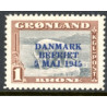 1945. Danmark Befriet ÆNDREDE FARVER, 1 kr. AFA nr, 23a postfrisk