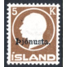 Island Tjenstemærker 5 kr. Pjónnusta. AFA nr. 42 **   stemplet st.