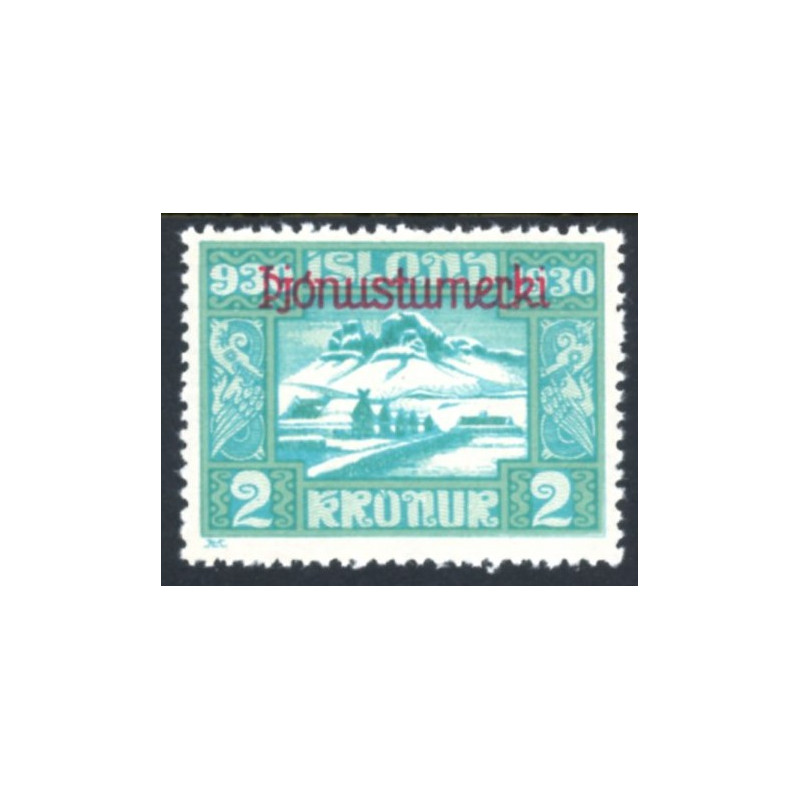 Island Tjenstemærker 2 kr Alting. Pjónnustmerki. AFA nr. 56  **   stemplet st.
