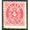 Island. 1873. 4 sk. AFA nr. 2 ** postfrisk st. stemplet FDC