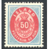 Island. 1892.  50 aur. VM II. AFA nr. 16A **   postfrisk st. stemplet FDC