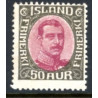 Island. 1920. Chr. X. AFA nr. 95 **  postfrisk st. stemplet FDC