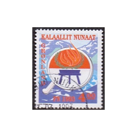 1993. 4,00 Kr. FN For Folkeslag. AFA nr. 231 postfrisk stemplet