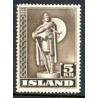 Island. 1943. Sluppleringsværdier. AFA nr. 231 **  postfrisk st. stemplet FDC