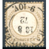 Rige. 1872. Ørn med lille brystskjold, AFA nr. 6 *    **/(o)