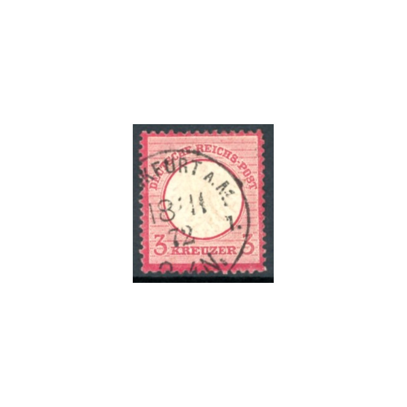 Rige. 1872. Ørn med lille brystskjold, AFA nr. 9 *    **/(o)
