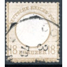 Rige. 1872. Ørn med lille brystskjold, AFA nr. 11 *    **/(o)