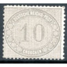 Rige. 1872. 10 gr. grå, AFA nr. 12 *   **/(o)