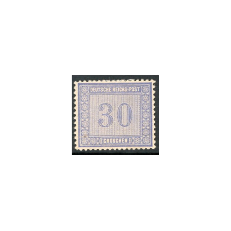 Rige. 1872. 30 gr. Blå, AFA nr. 13 *   **/(o)