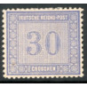 Rige. 1872. 30 gr. Blå, AFA nr. 13 *   **/(o)