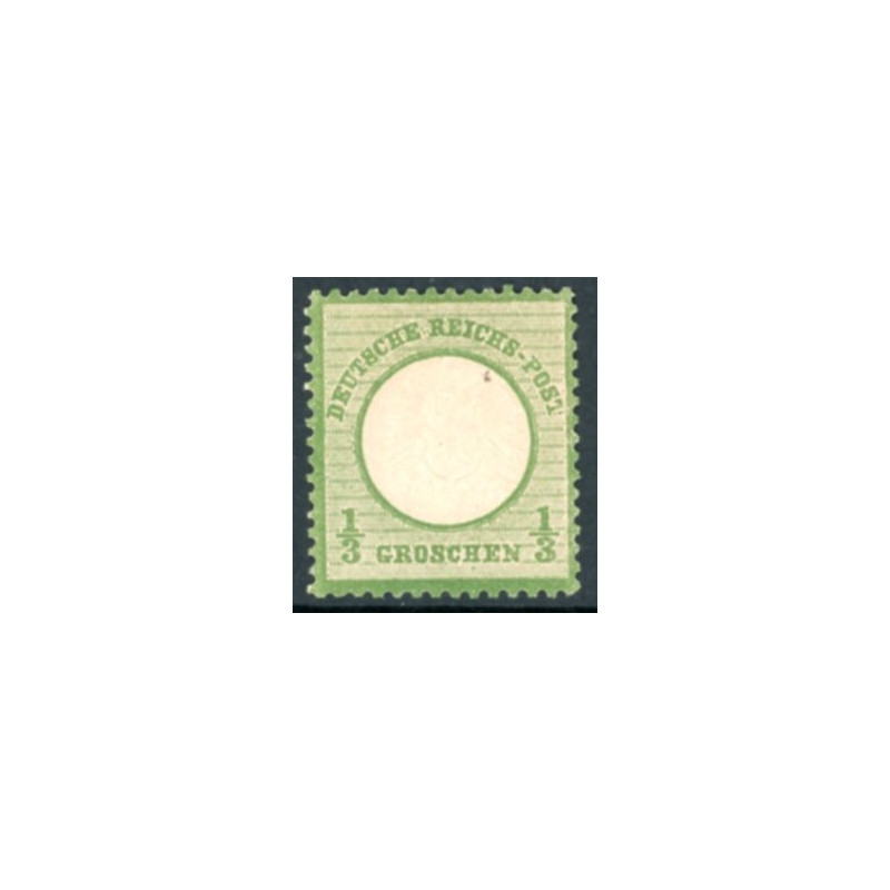 Rige. 1872. Ørn med stort brystskjold, AFA nr. 17 *    **/(o)