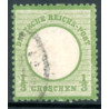 Rige. 1872. Ørn med stort brystskjold, AFA nr. 17 *    **/(o)
