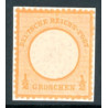 Rige. 1872. Ørn med stort brystskjold, AFA nr. 18 *    **/(o)