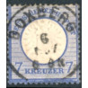 Rige. 1872. Ørn med stort brystskjold, AFA nr. 26 *    **/(o)