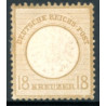 Rige. 1872. Ørn med stort brystskjold, AFA nr. 28 *    **/(o)