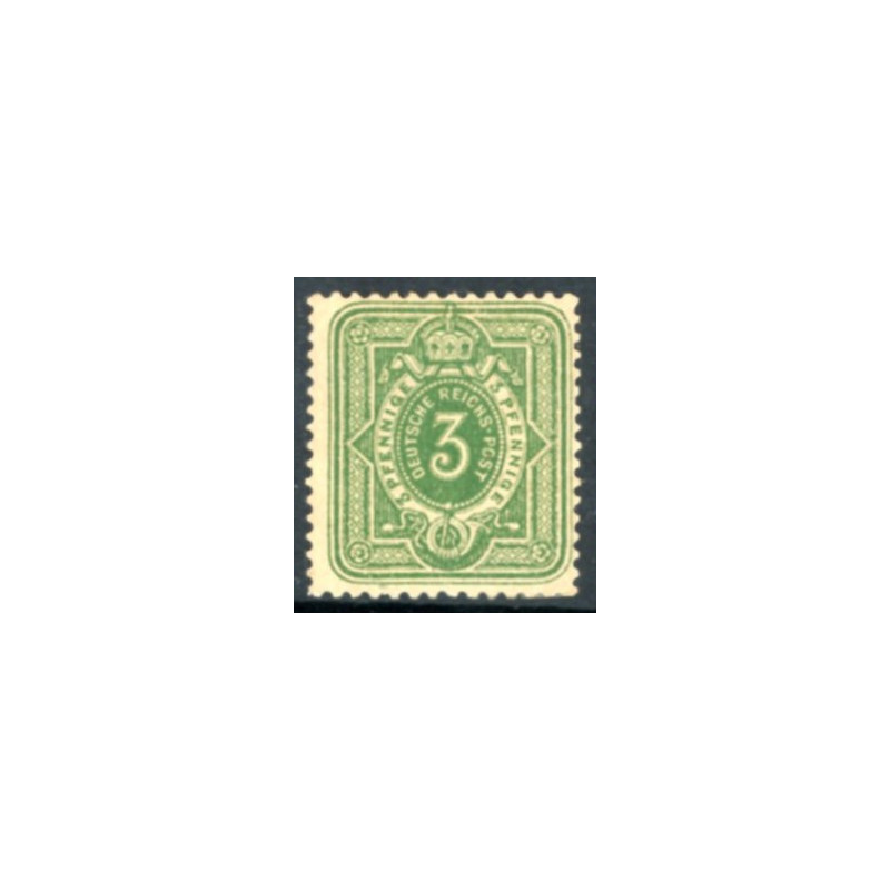 Rige. 1875. Pfennige uden vm, AFA nr. 31 *   **/(o)