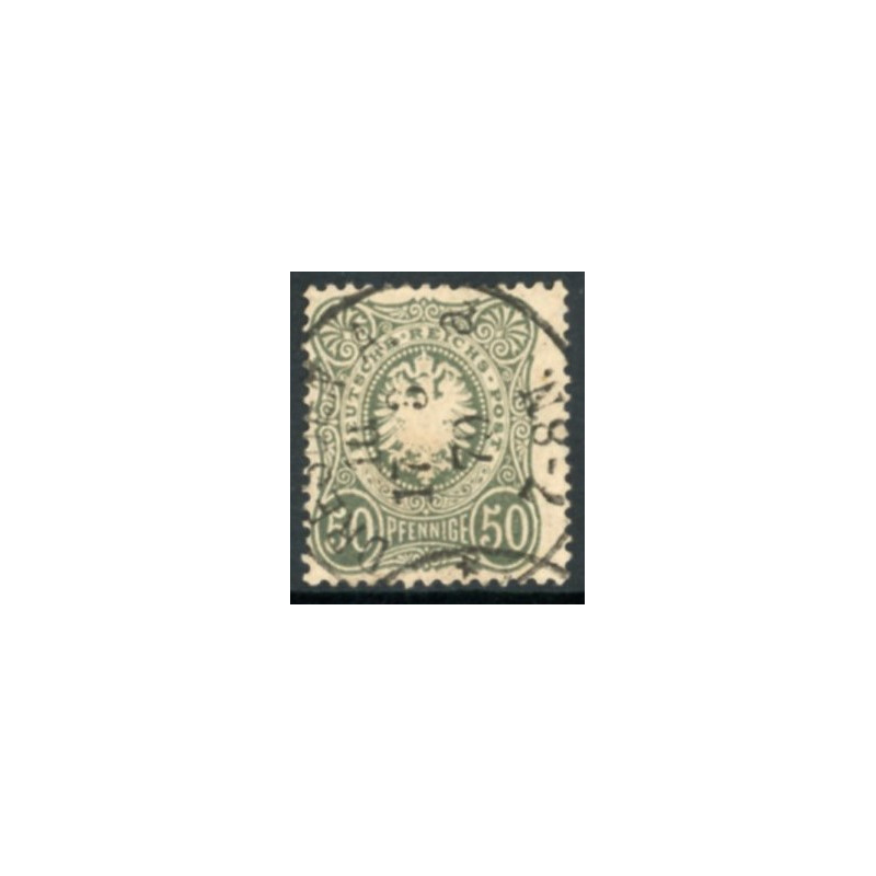 Rige. 1877. Pfennige uden vm, AFA nr. 38 *   **/(o)