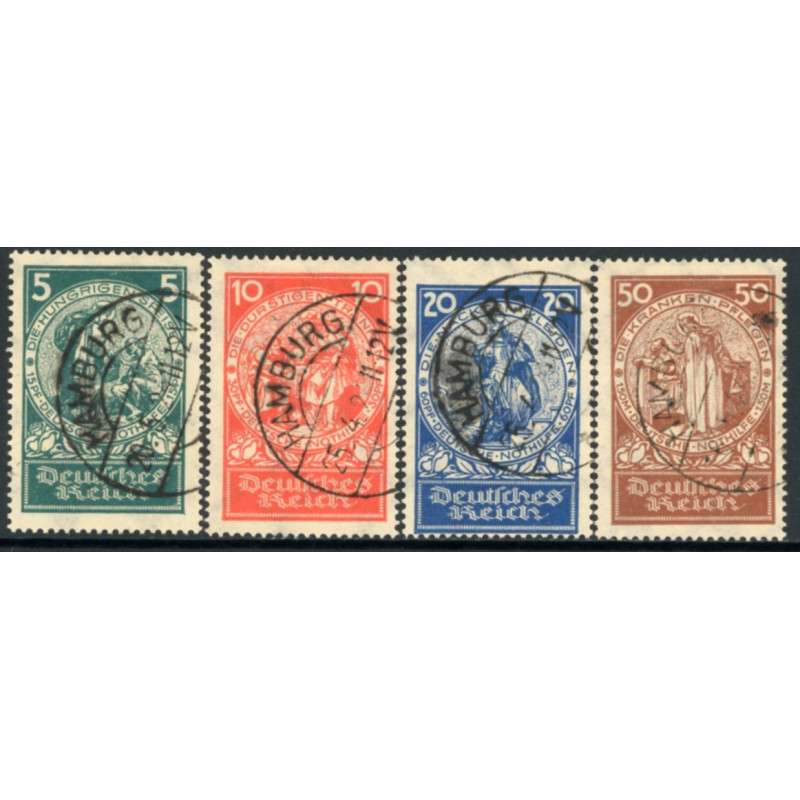 Rige. 1924. Nødhjælpsudgave. AFA nr. 351-54 **   st. used reich