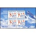 1994. 4,00+ 50 Øre. Team Grønland Miniark. AFA nr. 245a postfrisk stemplet