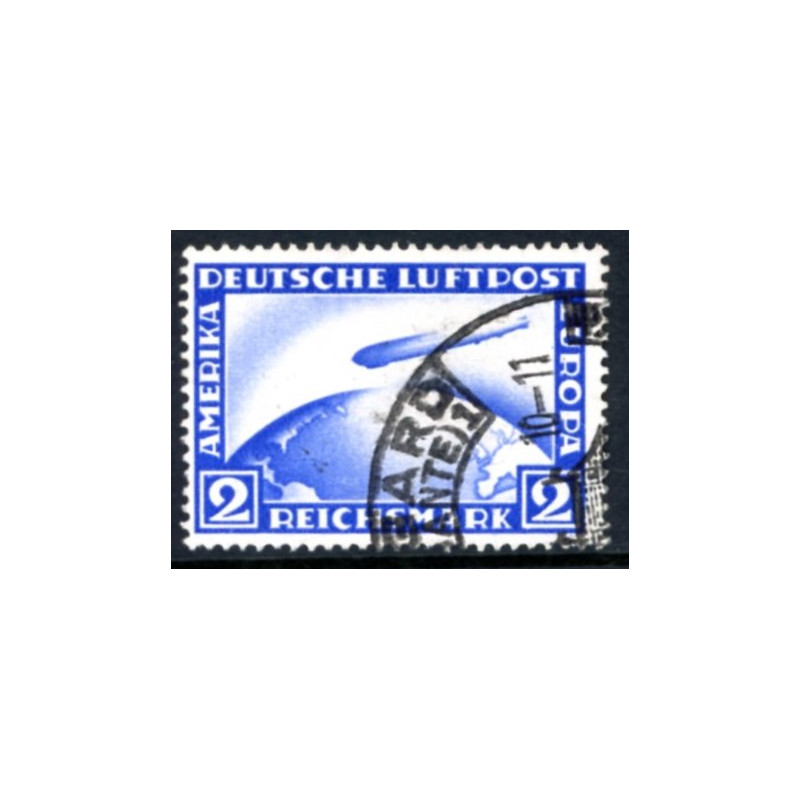 Rige. 1928-31. Zeppelin luftpost. AFA nr. 422 **  stemplet