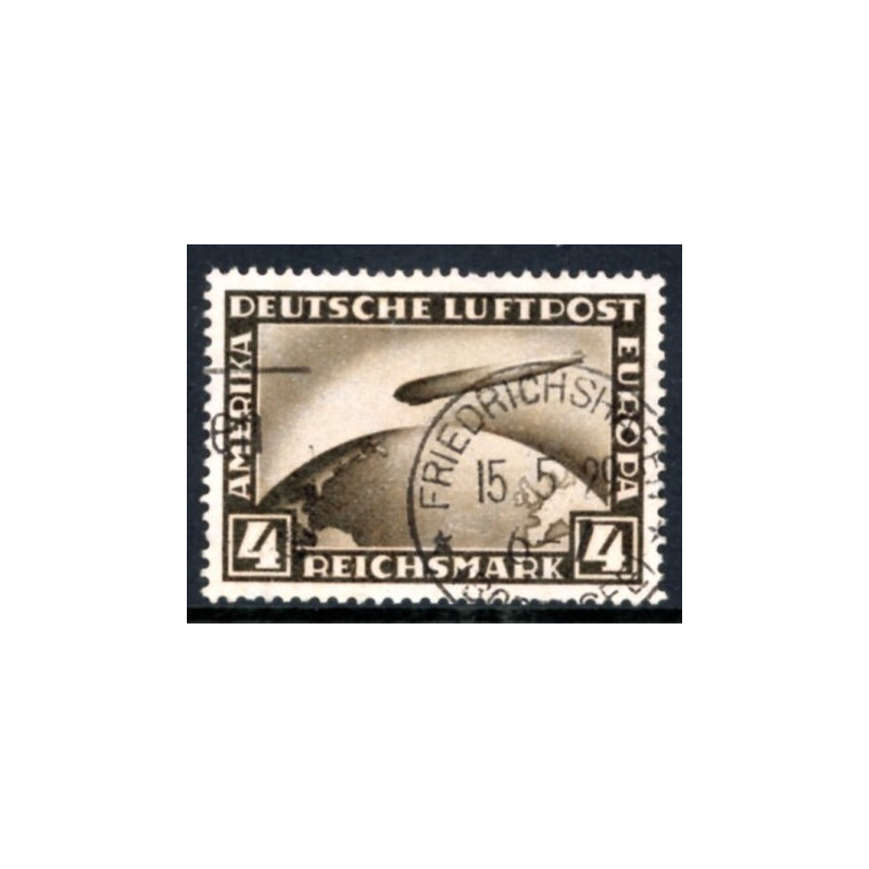 Rige. 1928-31. Zeppelin luftpost. AFA nr. 423 **  stemplet