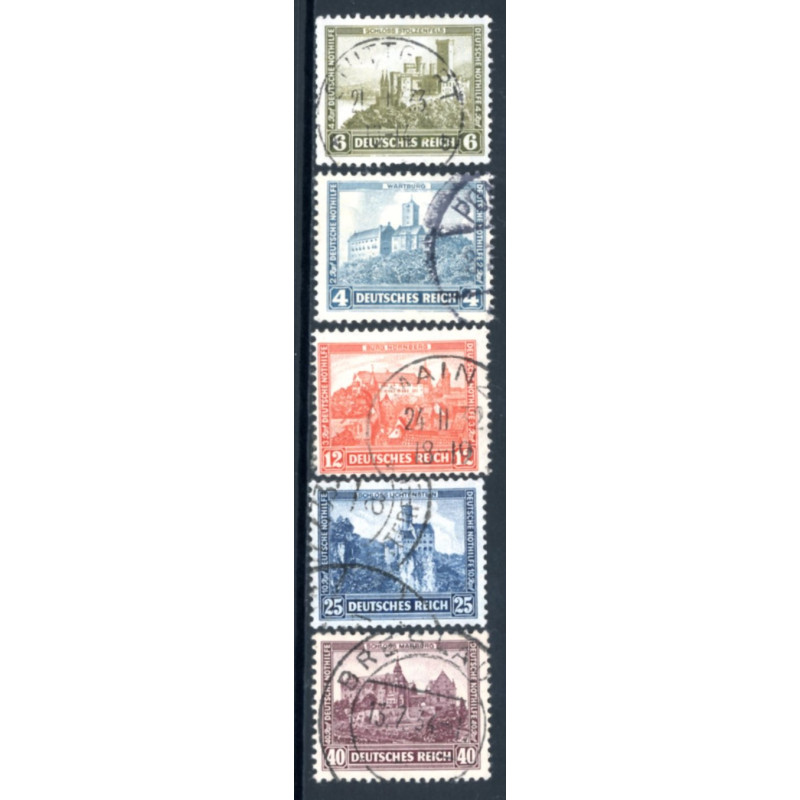 Rige. 1932. Nødhjælp. AFA nr. 469-73 **  stemplet (o)