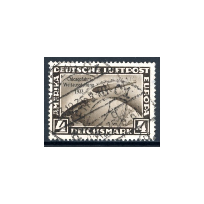 Rige. 1933. Chicagofart Graf Zeppelin. AFA nr. 493 **  stemplet (o)