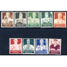 Rige. 1934. Nødhjælp. AFA nr. 549-57 **   stemplet (o)