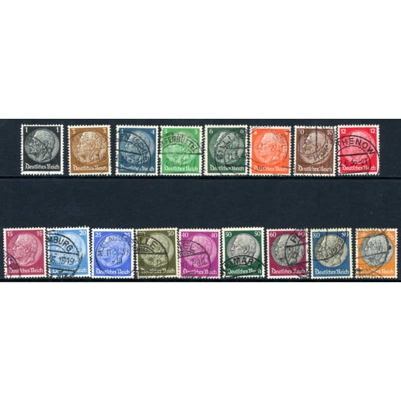 Rige. 1934. Hindenburg. AFA nr. 507-23 **   stemplet (o)