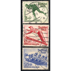 Rige. 1935. Vinterolympiaden. AFA nr. 595-97 **    stemplet (o)