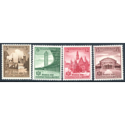 Rige. 1938. Breslau sportsfest. AFA nr. 660-63 **  stemplet (o)