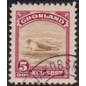 1945. Amerikaudgaven, 5 Øre, AFA nr. 9 stemplet