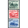 Rige. 1939. Automobiludstilling Nürburgring-Rennen. AFA nr. 690-92 **    stemplet (o)
