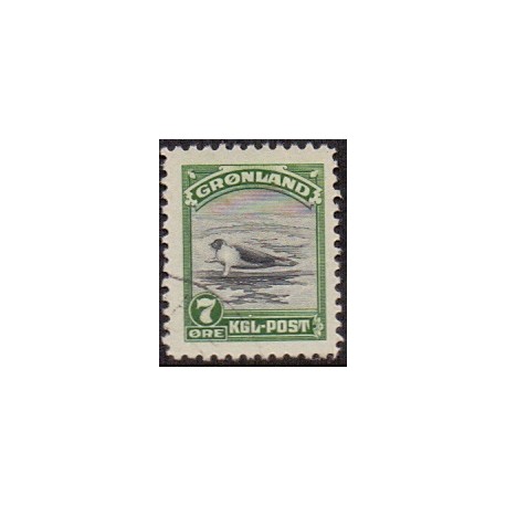 1945. Amerikaudgaven, 7 Øre, AFA nr. 10 postfrisk