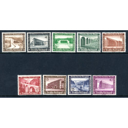 Rige. 1936. Nødhjælp. AFA nr. 629-37 **  stemplet (o)