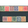 Rige. Tjenste. 1920. AFA nr. 22-32 **          (o)