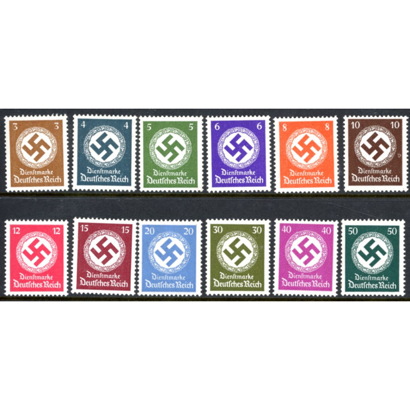 Rige. Tjeneste. 1942. AFA nr. 166-77 **                               (o)