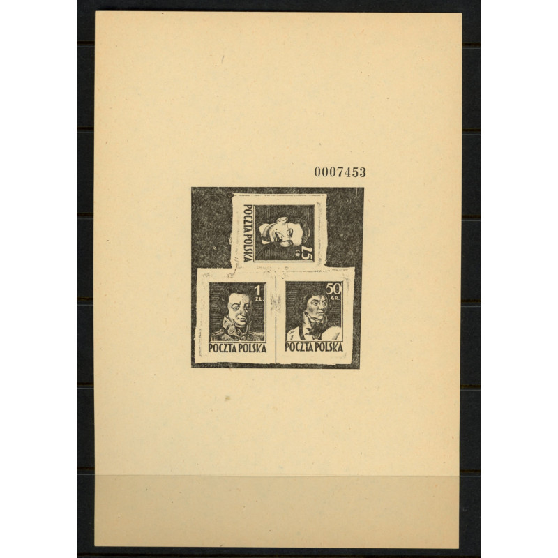 Polen. 1948. Bierut  in complete set. AFA nr.501-09 **/MNH.