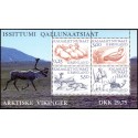 2000. 29,75 Kr. Arktiske vikinger II, i miniark AFA nr. 356 postfrisk stemplet