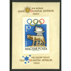 Ungarn. 1960. Olympiade UTAKKET miniark. AFA nr 1668U **                         (o)