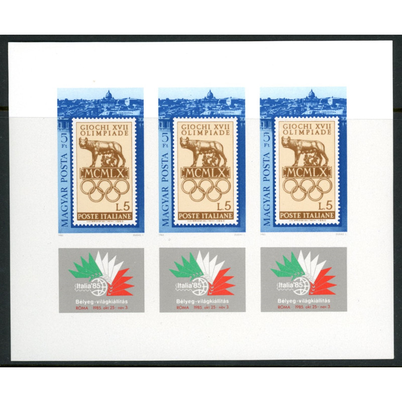 Ungarn.1985. ITALIA 85. UTAKKET. AFA nr. 3674U **