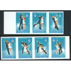Ungarn.1983. Olympiske vinterlege. UTAKKET. AFA nr. 3537-43U **                (o)