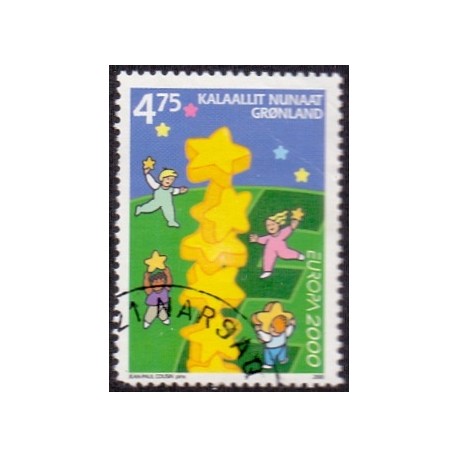 2000. 4,75 Kr. Europamærke / CEPT. AFA nr. 358 postfrisk stemplet