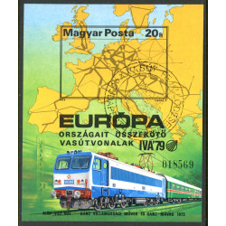 Ungarn.1979. Int. Trafikudstilling. UTAKKET miniark. AFA nr 3252U **    (o)