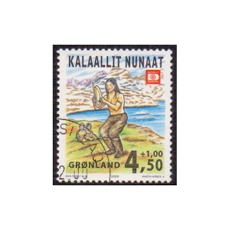 2000. 4,50+1,00 Kr. HAFNIA 01. AFA nr. 365 postfrisk stemplet