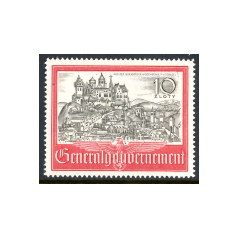 Generalgouvernement. 1941. Hitlers fødselsdag, AFA nr. 65 **                         (o)