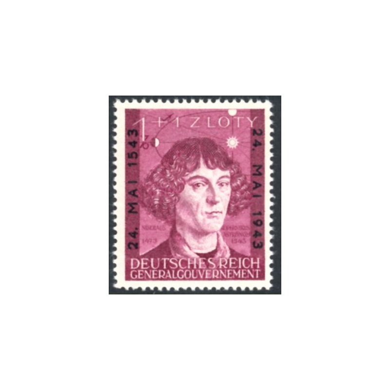 Generalgouvernement. 1943. Kopernikus, AFA nr. 106 **              (o)