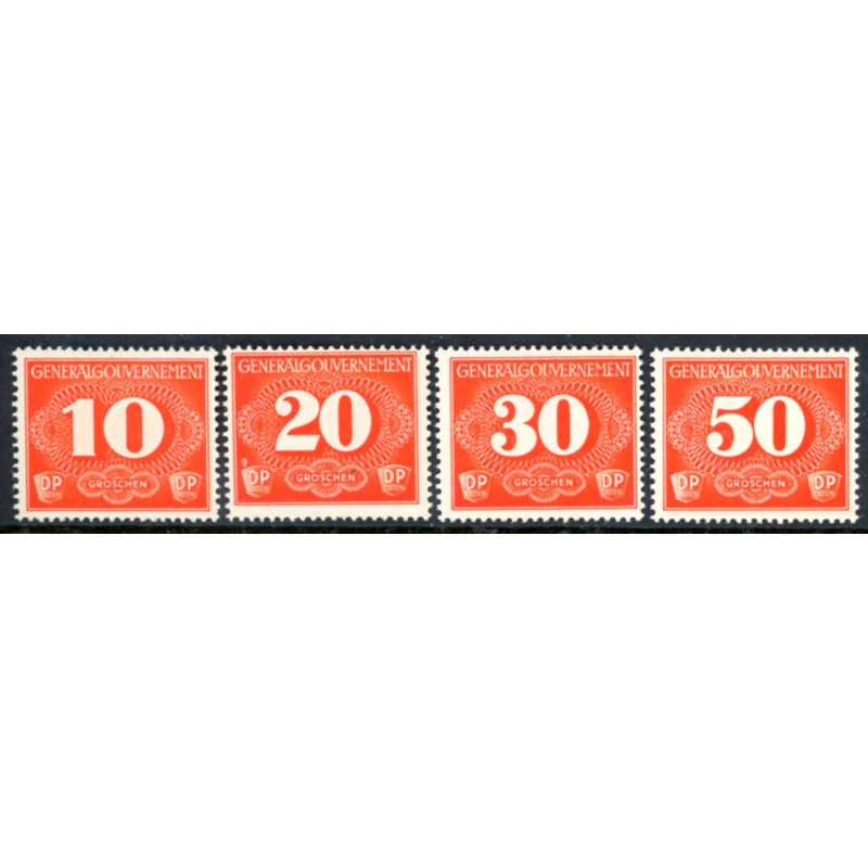 Portomærker. 1940. AFA nr. 1-4 **         (o)